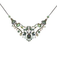 Necklace Ayala Bar Woman Eucalyptus in Metal Alloy Cristallo C3591